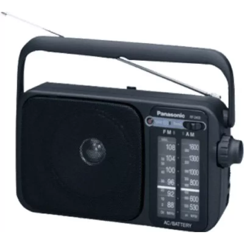 Panasonic RF-2400DEG-K draagbare analoge AM/FM-radio - zwart