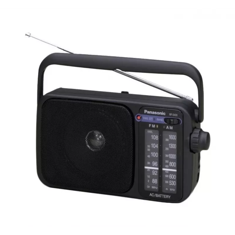 Panasonic RF-2400DEG-K draagbare analoge AM/FM-radio - zwart