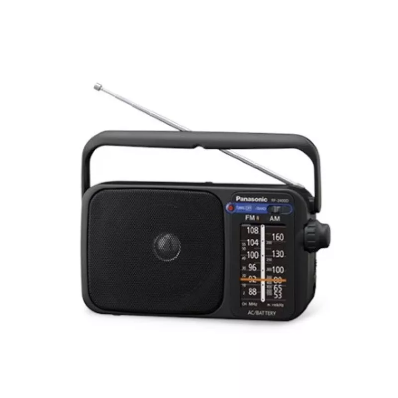 Panasonic RF-2400DEG-K draagbare analoge AM/FM-radio - zwart