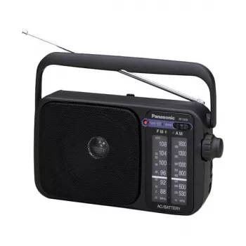 Panasonic RF-2400DEG-K draagbare analoge AM/FM-radio - zwart