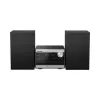 Panasonic SC-PM272EG-S micro hi-fi systeem met CD, Bluetooth, DAB/DAB+ radio, USB en AUX - zilver (20 W RMS)