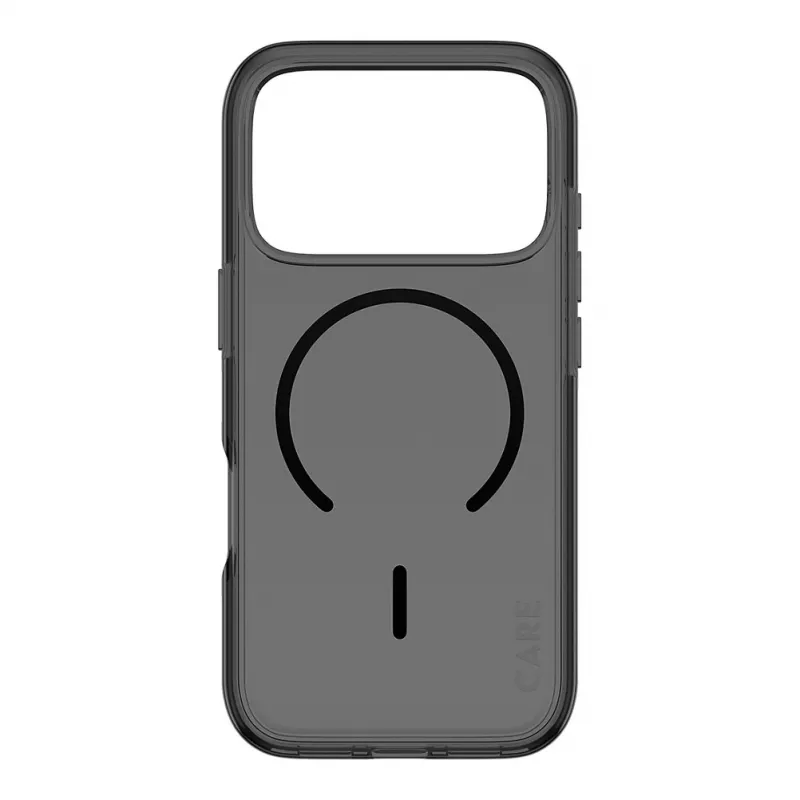 PanzerGlass CARE Smokey hoes met zwarte MagSafe voor iPhone 17 Pro