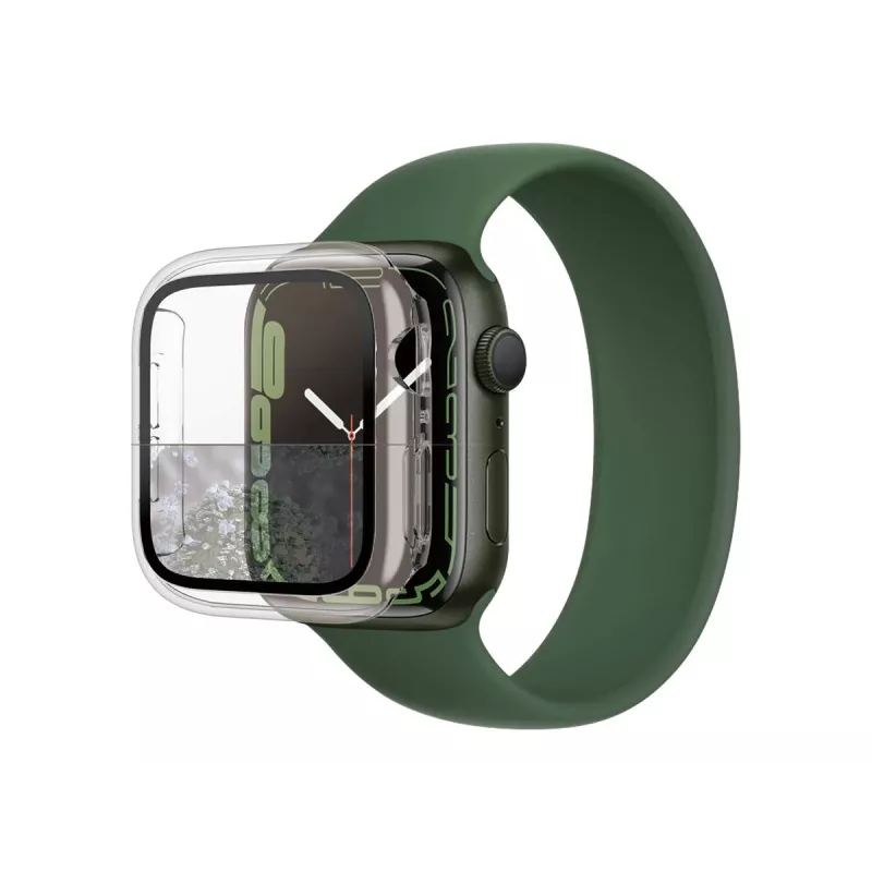 PanzerGlass Full Body Protector voor Apple Watch Series 7/8/9 41mm – transparant 9H gehard glas