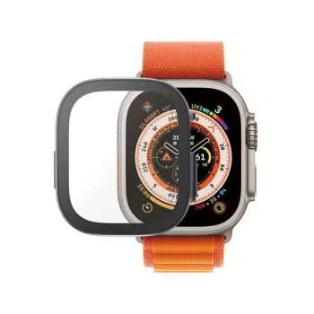PanzerGlass Full Body screenprotector voor Apple Watch Ultra / Ultra 2 (49 mm) – zwart