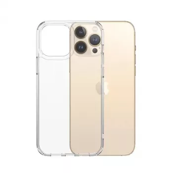 PanzerGlass HardCase voor Apple iPhone 13 Pro Max - transparante antibacteriële beschermhoes met D3O Bio