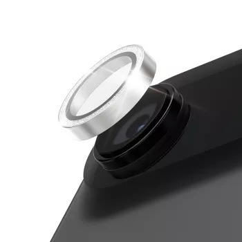 PanzerGlass Hoops Glitter Silver cameralensbeschermer voor iPhone Air, PG93710
