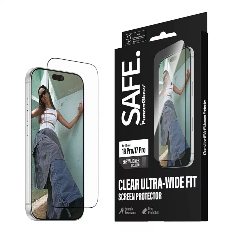 PanzerGlass SAFE. beeldschermbeschermfolie voor iPhone 18 Pro / 17 Pro