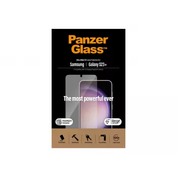 PanzerGlass Ultra-Wide Fit displayschermfolie voor Samsung Galaxy S23+ met applicator