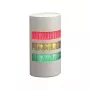 PATLITE WEP-302FB-RYG LED-signaalkolom, 3-traps rood/geel/groen, zoemer, wandmontage, 24V DC, IP65, wit