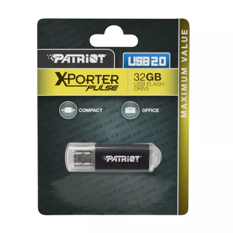Patriot Xporter 32GB USB 2.0 flashdrive - Zwart