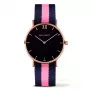 PAUL HEWITT Sailor Line unisex quartz horloge 39mm edelstaal zwart perlonband PHSARSTBNLP20
