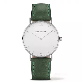 Paul Hewitt Sailor Line unisex quartz horloge 39mm RVS mesh zilver PH-SA-SSTW12S