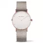 PAUL HEWITT Unisex horloge PH-SA-RSTW25M 39mm roségoud roestvrijstaal mesh