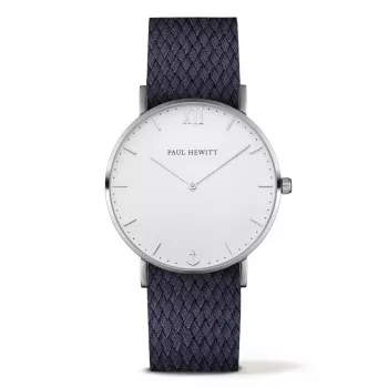 Paul Hewitt unisex horloge PH-SA-SSTW17M 39mm roestvrij staal mesh zilver