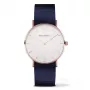 PAUL HEWITT unisex horloge PH-SARSTWN20S 39mm RVS mesh tweekleurig zilver roségoud