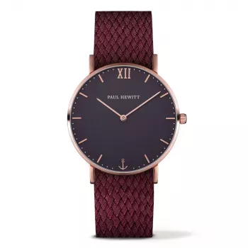PAUL HEWITT unisex horloge Sailor Line PH-SA-RSTB19S 39 mm roségoud roestvrij staal mesh