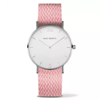 PAUL HEWITT unisex horloge Sailor Line edelstaal mesh band zilver wijzerplaat 39mm PH-SA-SSTW27M