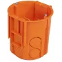 PAWBOL A.0080 diepe aftakdoos 80 mm met schroeven, wit