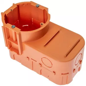 PAWBOL A.0083 diepe inbouw aftakdoos voor elektronica, 68 mm diameter, oranje