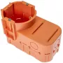 PAWBOL A.0083 diepe inbouw aftakdoos voor elektronica, 68 mm diameter, oranje