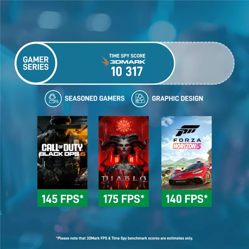 PCBuilder PATHFINDER gaming-pc, AMD Ryzen 5 5600XT, Radeon RX 7600 8GB, 16GB DDR4, 1TB NVMe SSD, Windows 11