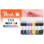 Peach 321707 Standard Yield ink refill bottle set 70 ml 7-pack multiverpakking