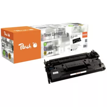 PEACH PT1113 zwarte tonercartridge compatibel met HP 59X (CF259X), hoge capaciteit 10.000 pagina's
