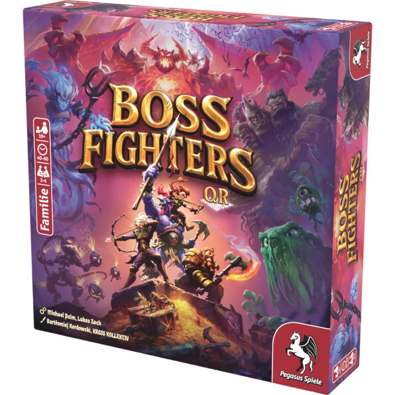 Pegasus Spiele Boss Fighters QR coöperatief kaartspel (51270G)