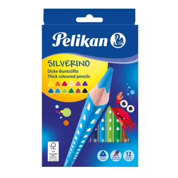 Pelikan 700627 kleurpotloden - set met 12 verschillende kleuren