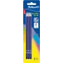 Pelikan 978783 2B zeskant grafietpotlood, blauw, FSC-gecertificeerd hout, Duitsland, blisterverpakking