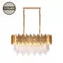 Hanglamp SANNA 8XE14 zwart