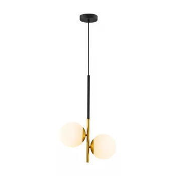 Hanglamp Raile 2xE27 goud