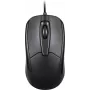 Perixx PERIMICE-209 P zwarte bedrade optische muis, 3 knoppen, 1000 DPI, USB, dubbelhandig 10442
