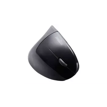 Perixx PERIMICE-713 draadloze ergonomische verticale muis, rechtshandig, optisch, 2000 DPI, 2,4 GHz, nano-ontvanger, zwart