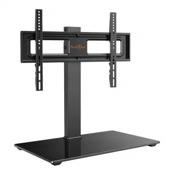 Perlegear PGTVS26-US 32-70 tv-beugel vrijstaande tv-standaard met gehard glazen basis, zwart