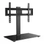 Perlegear PGTVS26-US 32-70 tv-beugel vrijstaande tv-standaard met gehard glazen basis, zwart