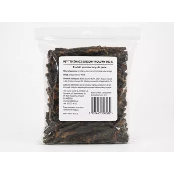 PETITTO gedroogd rundvlees kauwsnack 500g