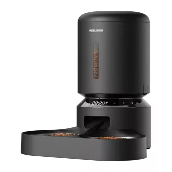 PETLIBRO Granary 5L voerbak met dubbele bak (zwart)