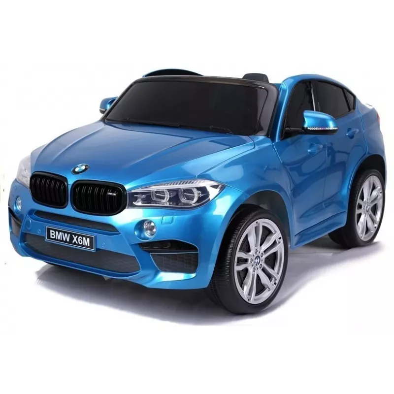 PETMEX Accu-aangedreven kinderauto BMW X6M Blauw gelakt