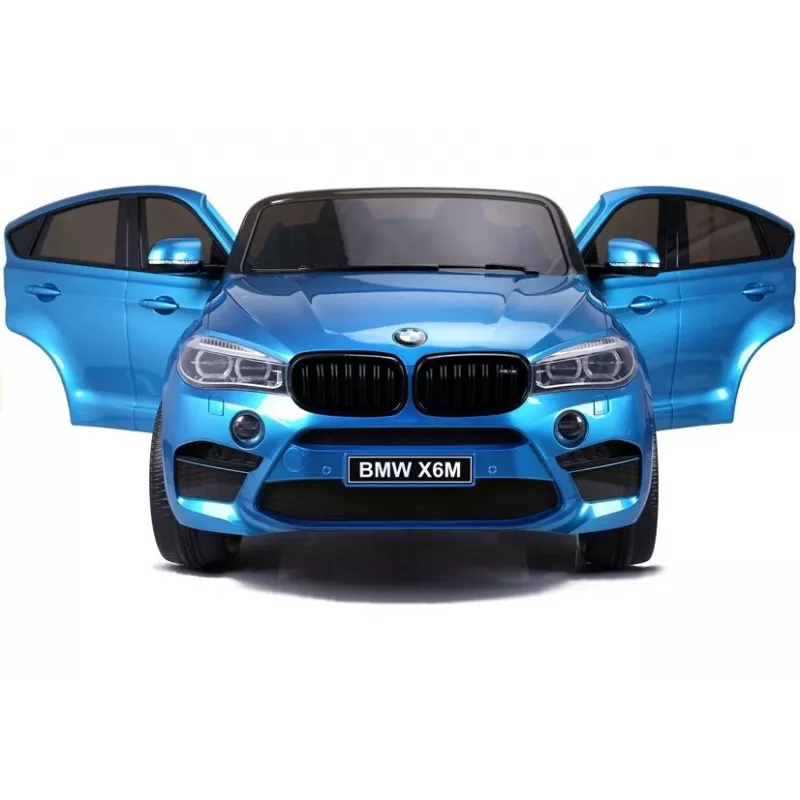 PETMEX Accu-aangedreven kinderauto BMW X6M Blauw gelakt