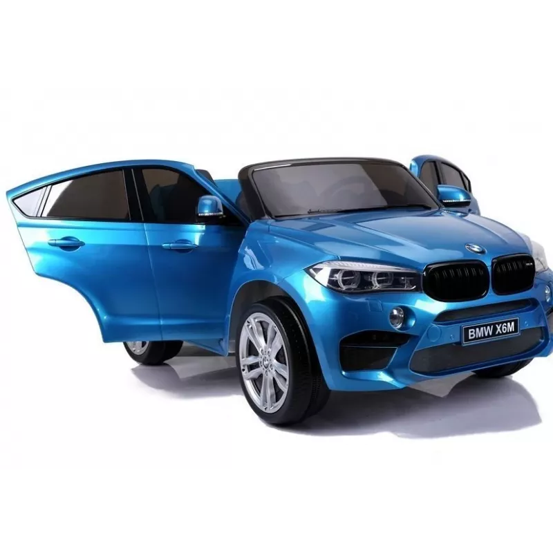 PETMEX Accu-aangedreven kinderauto BMW X6M Blauw gelakt