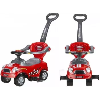 PETMEX ride-on met duwbeugel rood