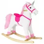 PETMEX schommelpaard eenhoorn wit 74cm 2252