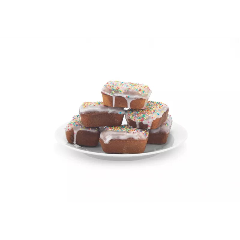 Petra PT5921DEKF Cake Maker – 7 minitaartjes/cupcakes/donuts, 700W, anti-aanbak, zwart