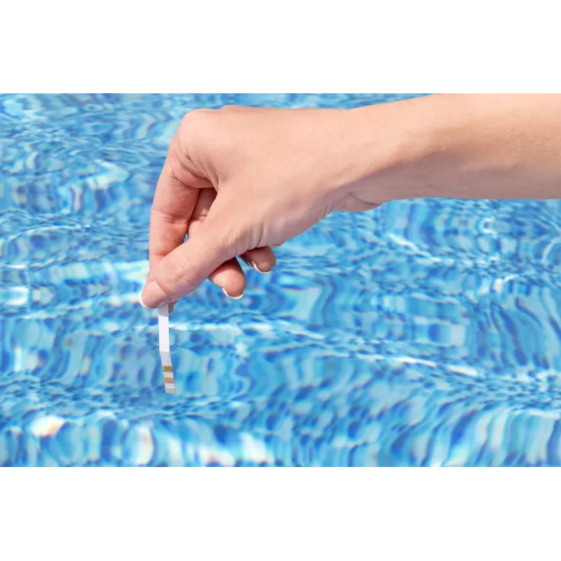 PH Pool Tester Bestway 58142 - 50 waterteststrips voor vrij chloor, pH-waarde, totale alkaliteit