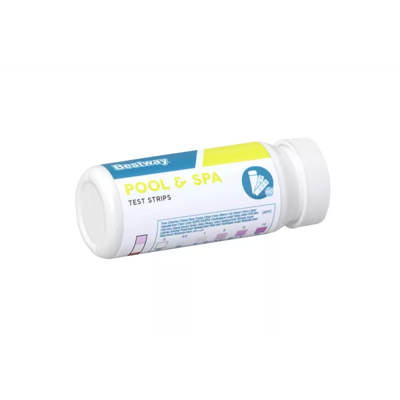PH Pool Tester Bestway 58142 - 50 waterteststrips voor vrij chloor, pH-waarde, totale alkaliteit