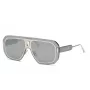 PHILIPP PLEIN MAN SPP050-99579X zonnebril zwart acetaat grijs glas 57mm