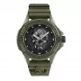 Philipp Plein heren automatisch skeleton horloge PWUBA0423 44mm zwart siliconen