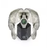 Philipp Plein Herenhorloge PWPMA0224 43mm zwarte wijzerplaat siliconen band