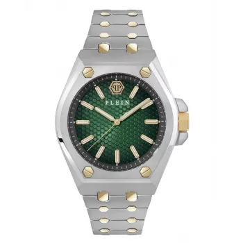 Philipp Plein Herenhorloge PWPMA0224 43mm zwarte wijzerplaat siliconen band